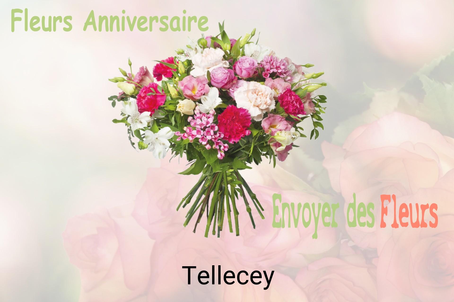 Bouquet de fleurs d’anniversaire livré à Tellecey