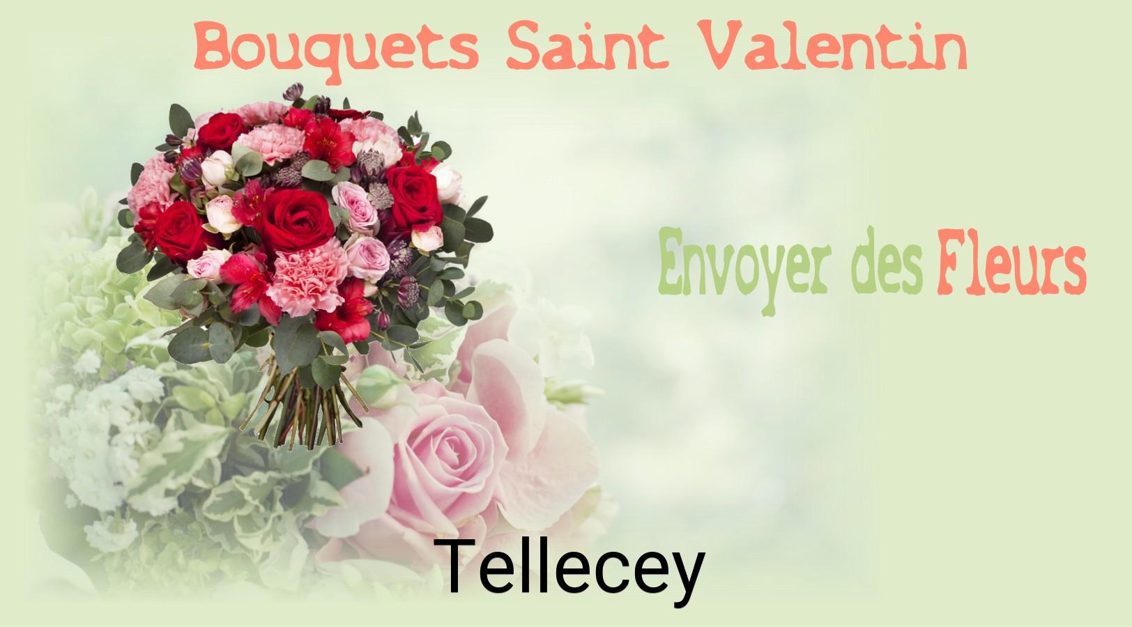 Roses de Saint-Valentin livrées à Tellecey